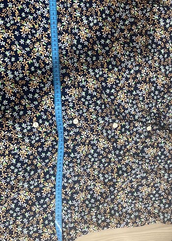 Pamuklu, V Yakalı, Düğmeli Hamile elbise - Görsel 3