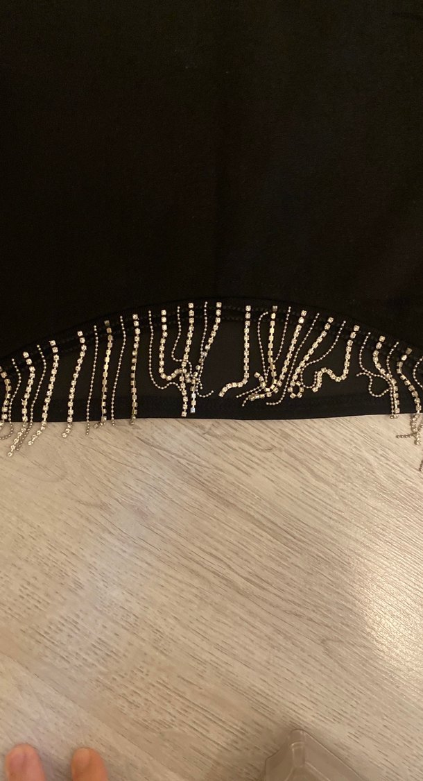 Siyah Uzun Kollu üst - Görsel 2