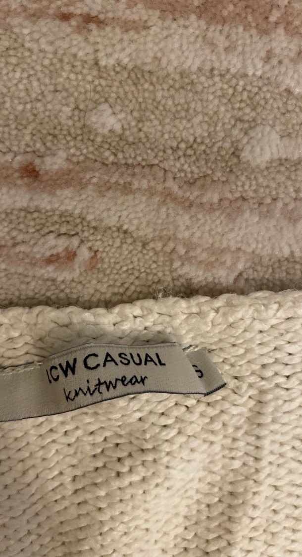 Kadın Bej Örgü Kazak - Görsel 4