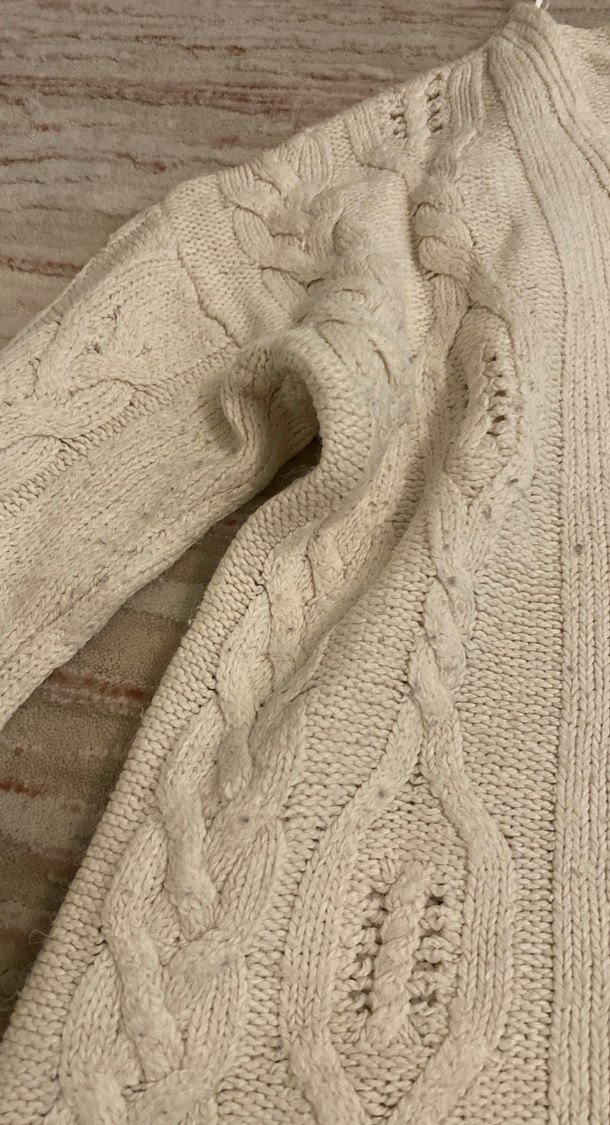 Kadın Bej Örgü Kazak - Görsel 3