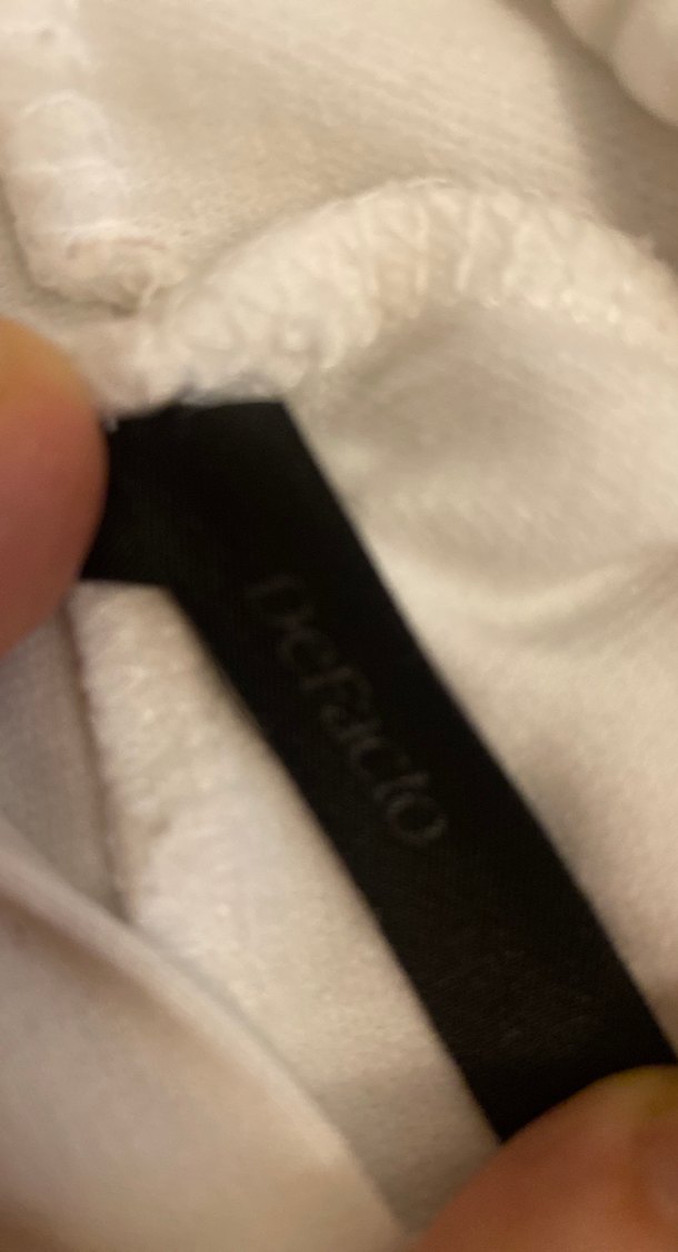 Beyaz Kapüşonlu Kadın Sweatshirt - Görsel 3