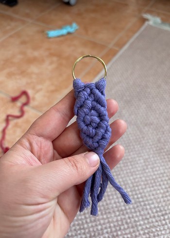 Bohem Çok Renkli Püsküllü Anahtarlık - Görsel 9