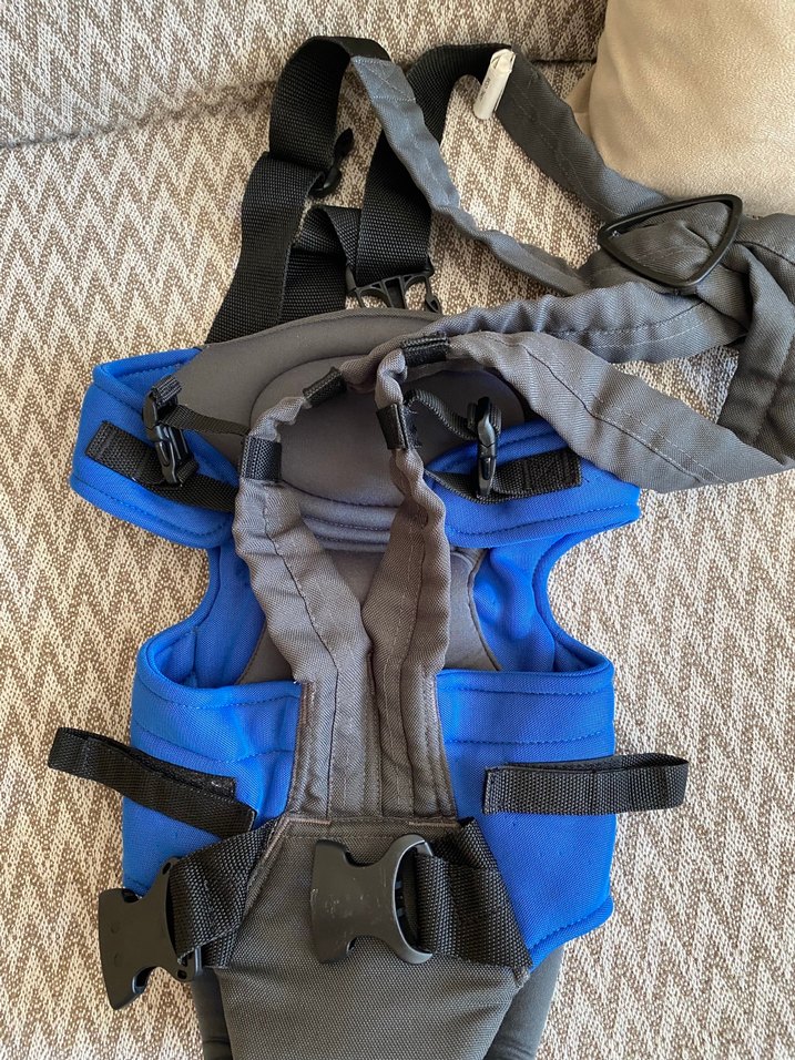 Chicco Mavi Gri Bebek kanguru - Görsel 2