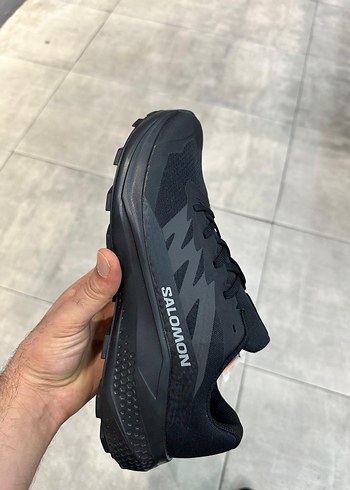 Siyah Erkek Spor Ayakkabı Bağcıklı Model