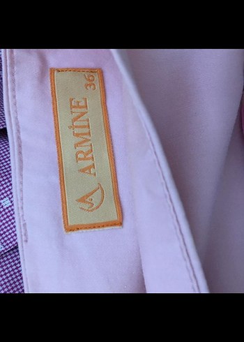 Puantiyeli Pilili Pembe Uzun Etek - Görsel 4