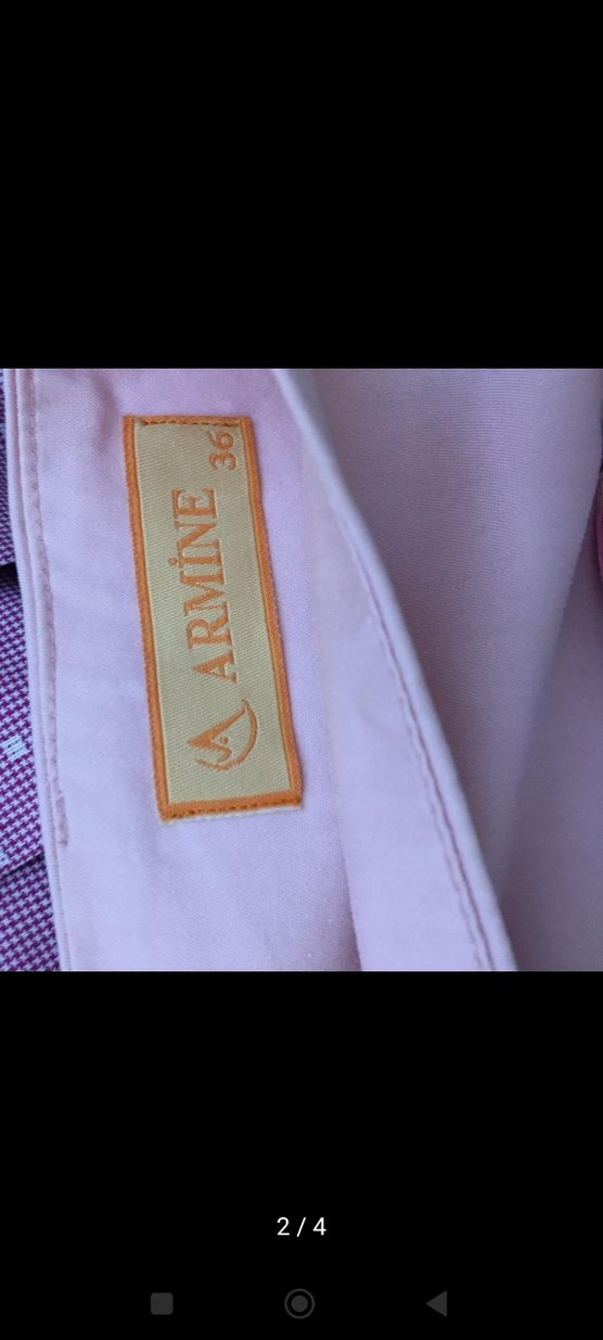 Puantiyeli Pilili Pembe Uzun Etek - Görsel 4