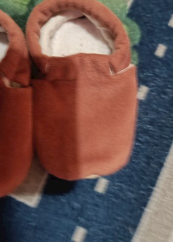 Düğmeli Kız Çocuk Pembe Sıcak Panduf - Görsel 2