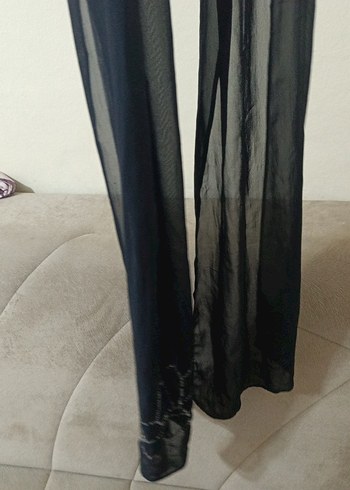 Siyah Gotik Kadın İpek fular - Görsel 3