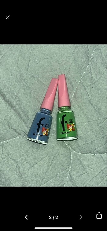 Flormar Lila ve Yeşil Oje - Görsel 2