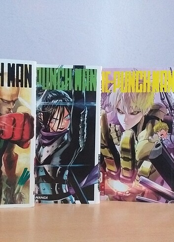 One Punch Man İngilizce Manga 1 ve 3