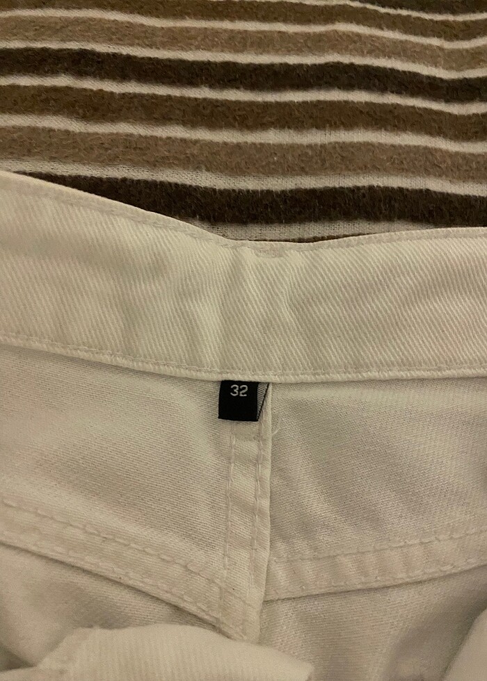 Beyaz jean - Görsel 2