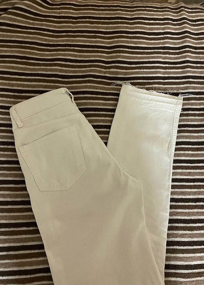 Beyaz jean - Görsel 3