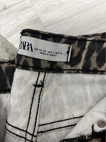 Zara Zara leopar jean