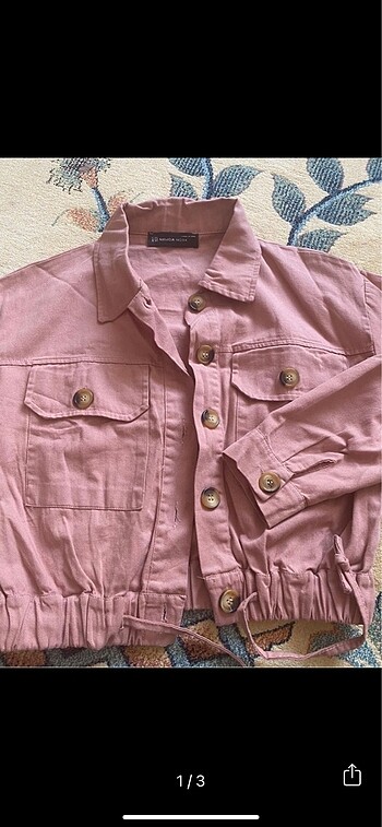 Crop ceket