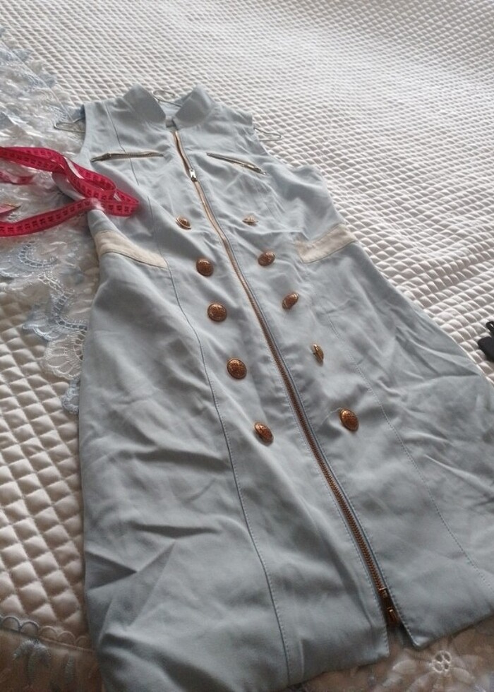 Fermuarlı elbise  - Görsel 4