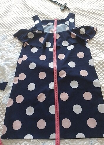 Kalın askılı kısa elbise  - Görsel 8