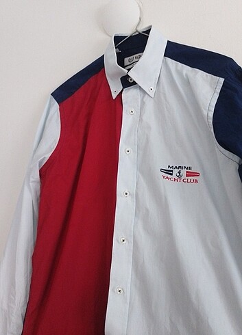 Kiğılı slim erkek gömlek  - Görsel 4