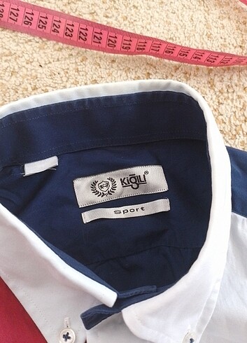 Kiğılı slim erkek gömlek  - Görsel 6