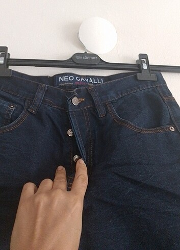 Unisex kot pantolon  - Görsel 8