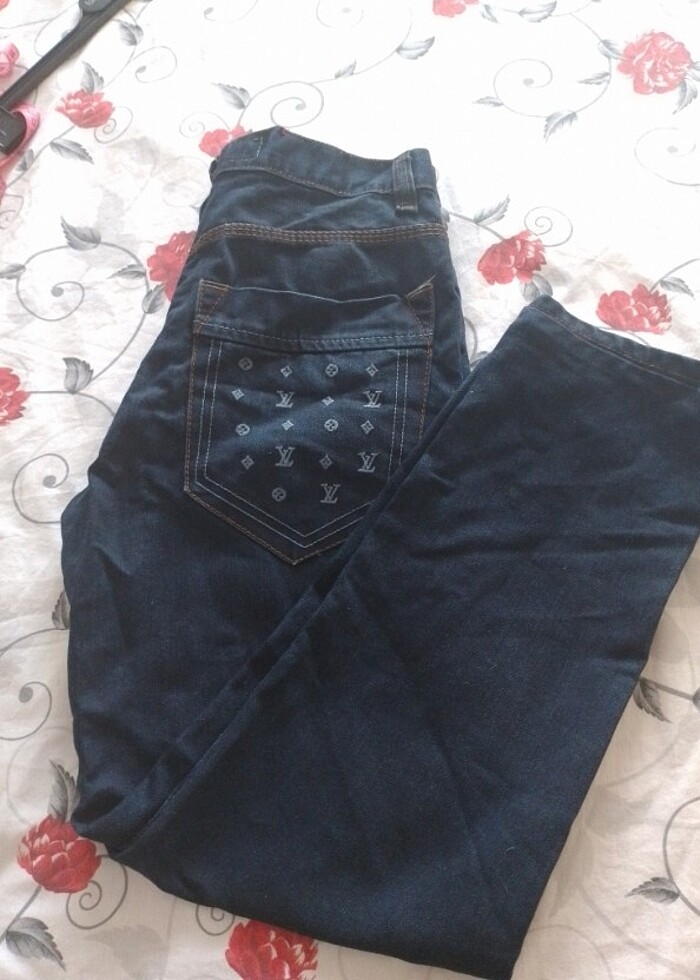 Unisex kot pantolon  - Görsel 3