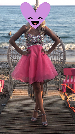 xs Beden Efsane parti elbisesi, Barbie olmak isteyenler için