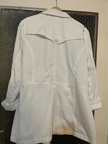 xxl Beden beyaz Renk Bayan trenchcoat