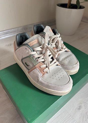 Lacoste Beyaz Gri Platform Spor Ayakkabı - Görsel 2