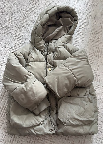 Zara Düğmeli  Erkek Çocuk Kaban - Görsel 2