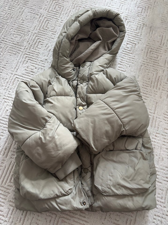 Zara Düğmeli  Erkek Çocuk Kaban - Görsel 2