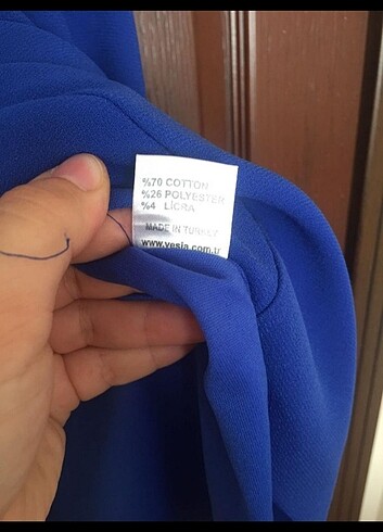42 Beden lacivert Renk Kısa abiye