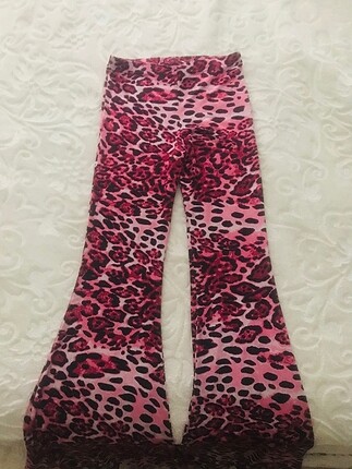 Leopar desenli tayt