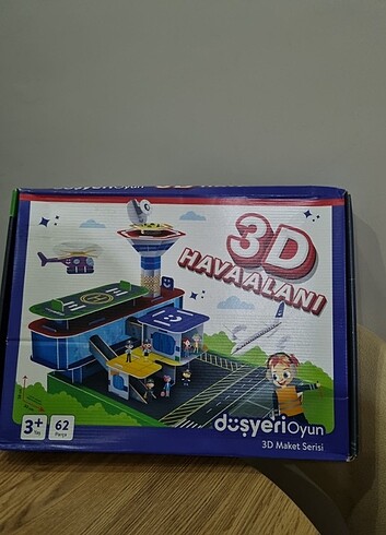 3D havaalanı maket oyuncak