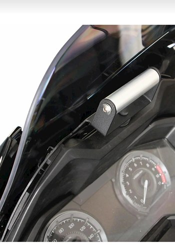 Siyah Motosiklet Telefon Tutucu Honda forza - Görsel 3