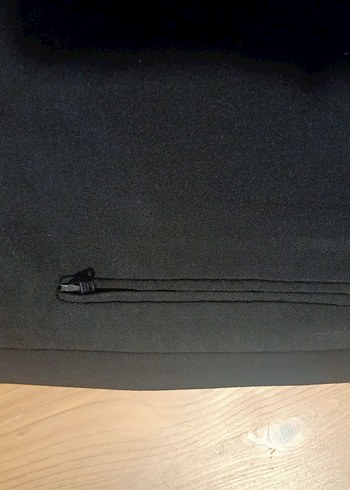 Kadın Siyah Midi Kumaş Pantolon - Görsel 4