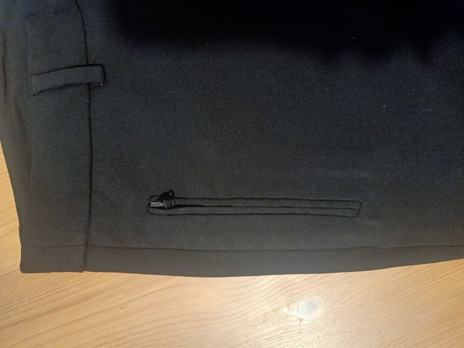 Kadın Siyah Midi Kumaş Pantolon - Görsel 4