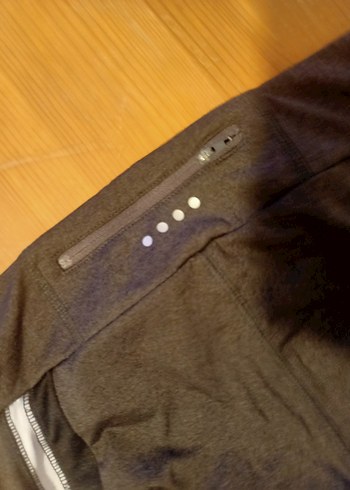 Fermuarlı Gri Spor Kadın Tayt - Görsel 2