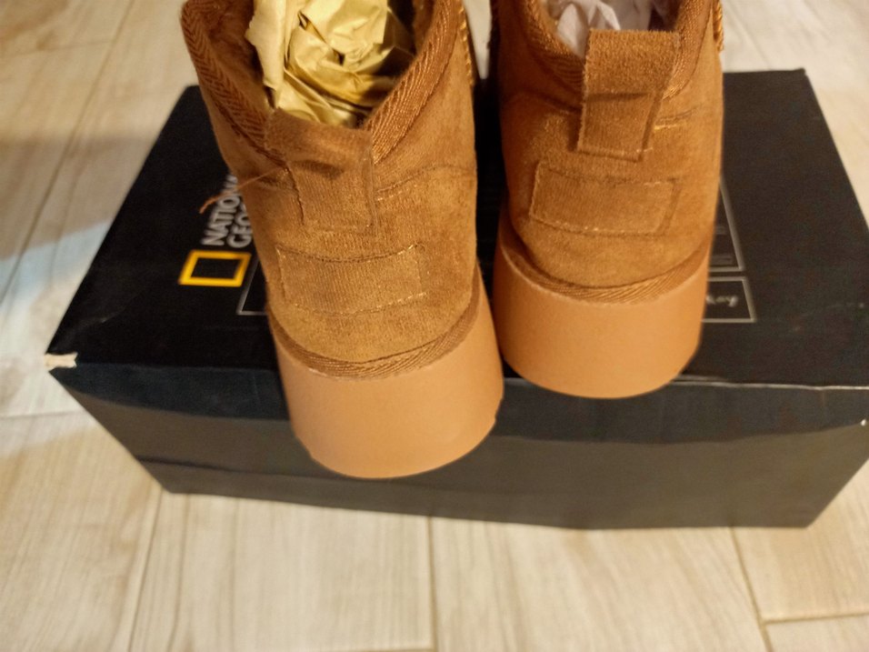 Bej Süet Dolgu Topuklu Kadın Bot - Görsel 5