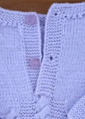 Gri Triko Hamile Hırka - Görsel 3