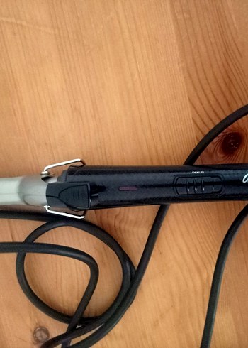 Bej Gri Seramik Plakalı Saç Maşası 25mm - Görsel 5