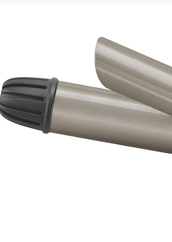 Bej Gri Seramik Plakalı Saç Maşası 25mm - Görsel 3