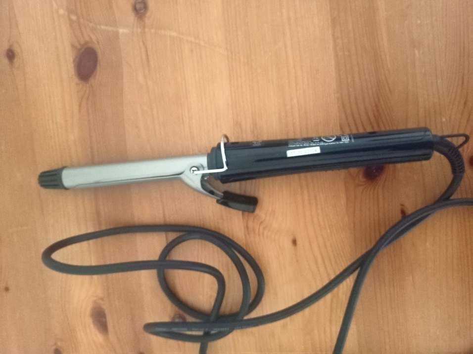 Bej Gri Seramik Plakalı Saç Maşası 25mm - Görsel 4