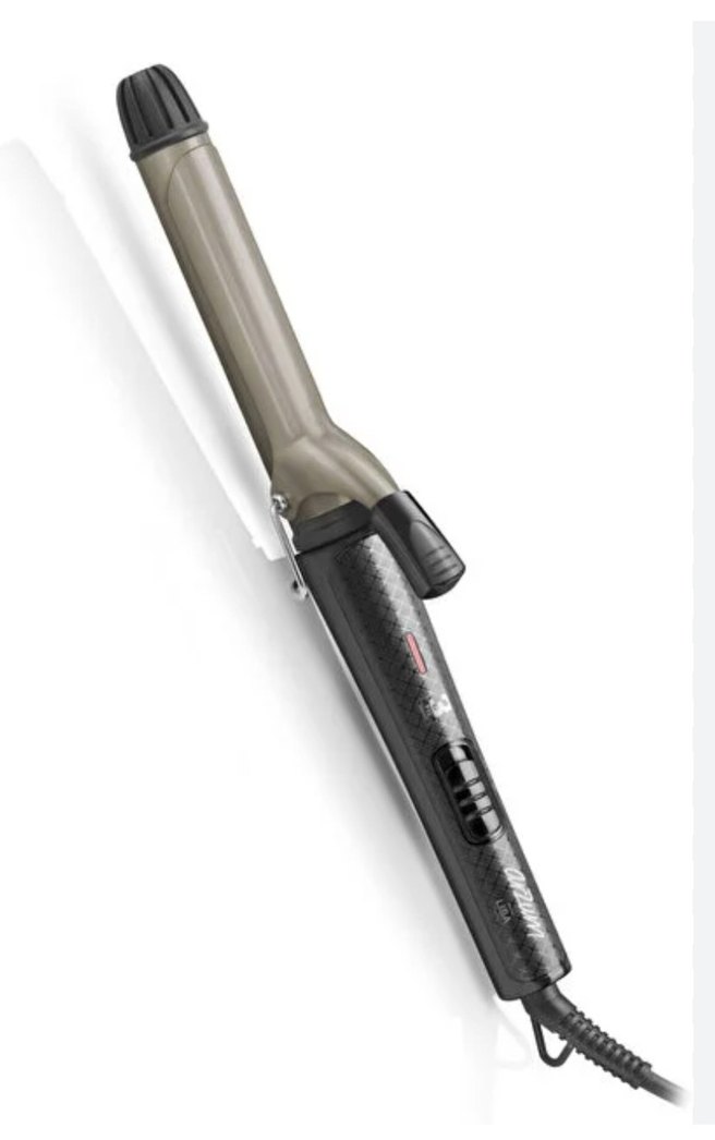 Bej Gri Seramik Plakalı Saç Maşası 25mm - Görsel 2