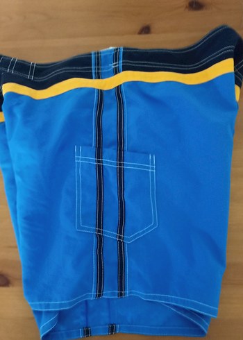 Erkek Mavi Midi Deniz Şortu - Görsel 2