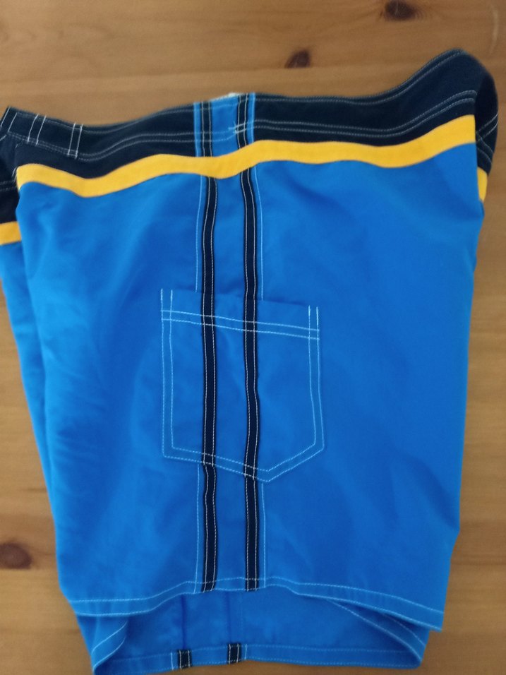 Erkek Mavi Midi Deniz Şortu - Görsel 2