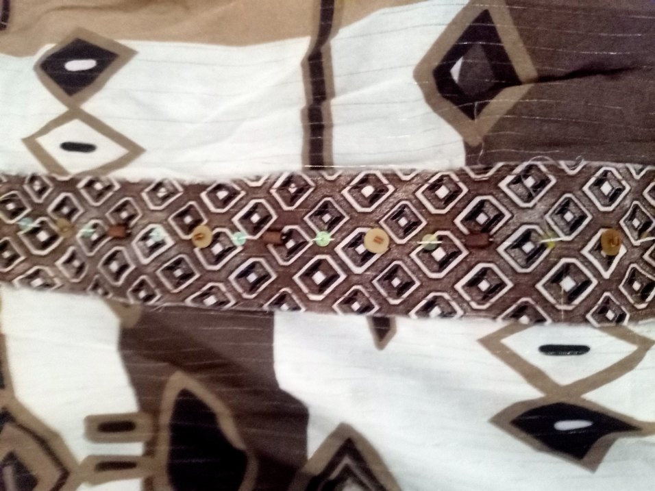 Bohem Desenli Midi Hamile Etek - Görsel 2