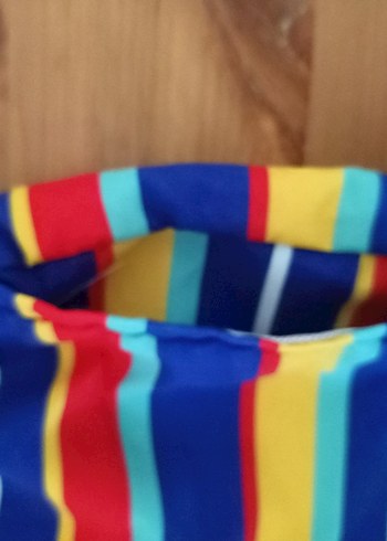 Renkli Çizgili Erkek Mini Şort - Görsel 3