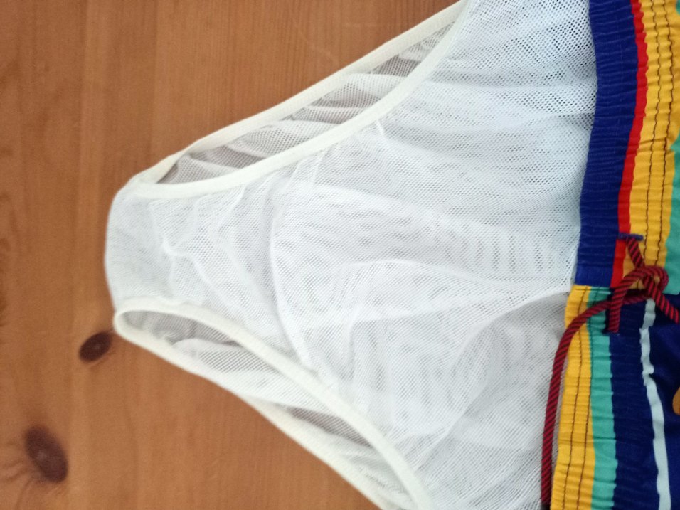 Renkli Çizgili Erkek Mini Şort - Görsel 5