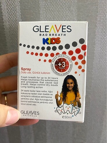 Gucci GLEAVES çocuk ağız kokusu spreyi