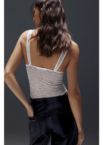 Beyaz Body Bustiyer - Görsel 2