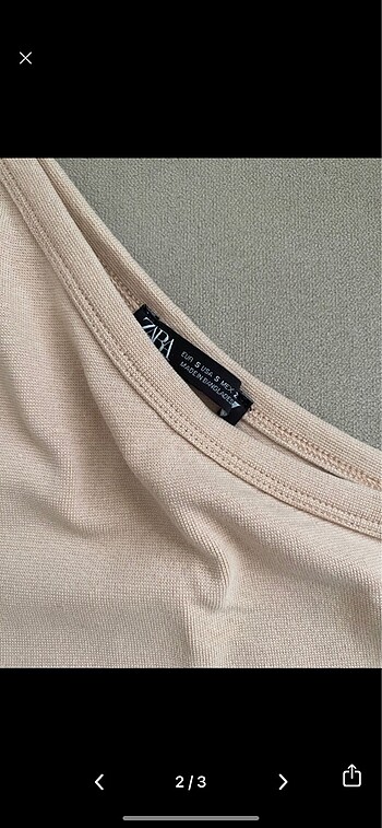 Zara Tek Omuz Crop